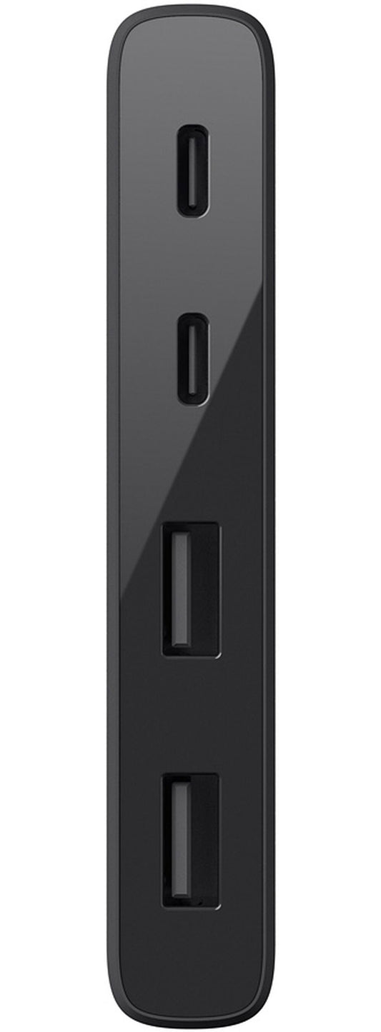 Hub USB-C Belkin Mini, 2 x USB-A 3.1 - 2 x USB-C, Negru F4U090btBLK
