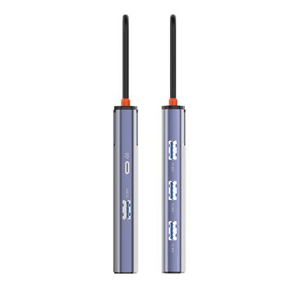 Hub USB-C ColorWay CW-HUB03, 6in1, Argintiu