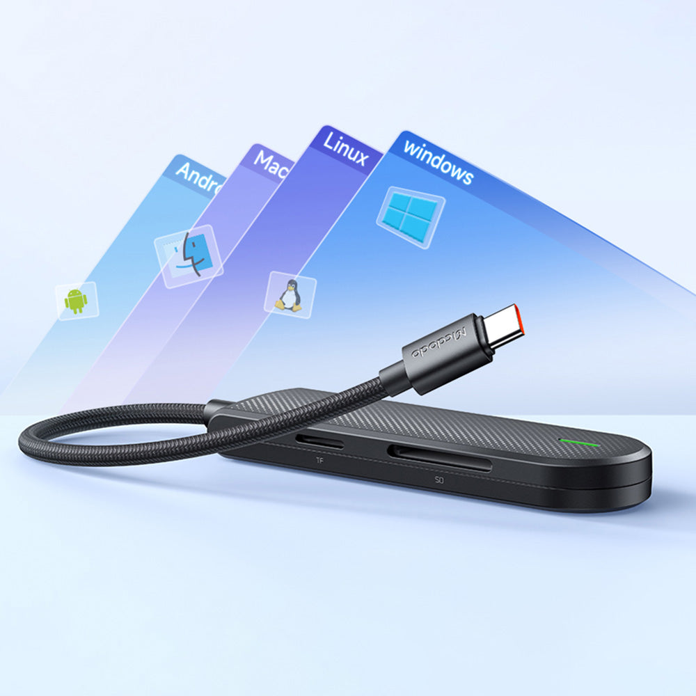 Hub USB-C McDodo HU-1430 Star, 5in1, Negru