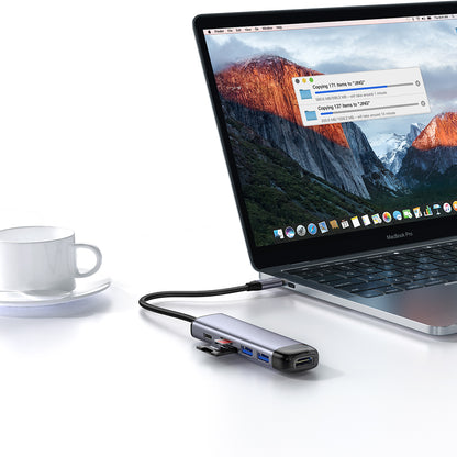 Hub USB-C McDodo HU-7740, 6in1, Gri