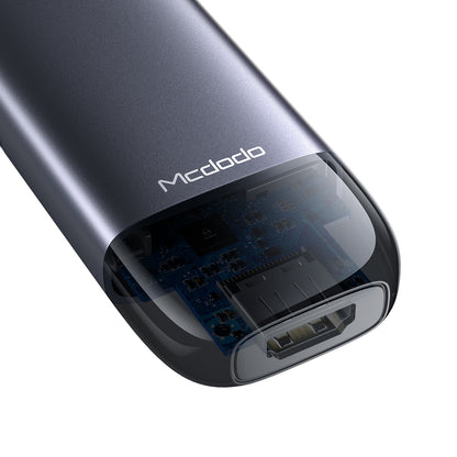 Hub USB-C McDodo HU-7740, 6in1, Gri