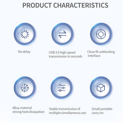 Hub USB-C Techsuit H12 ZenithDock, 4in1, Gri