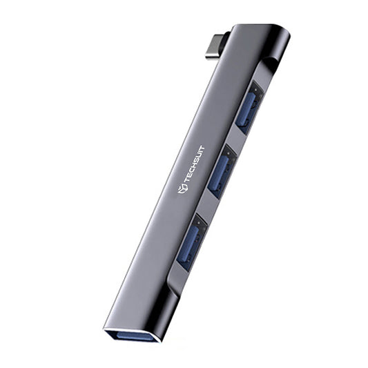 Hub USB-C Techsuit H13 ZenithDock, 4in1, Gri
