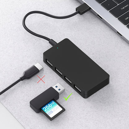 Hub USB-C Techsuit H16 QuantumNode, 4in1, Negru