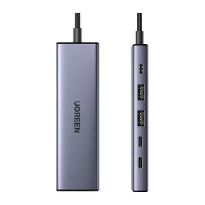 Hub USB-C UGREEN CM511 (75586), 6in1, Gri