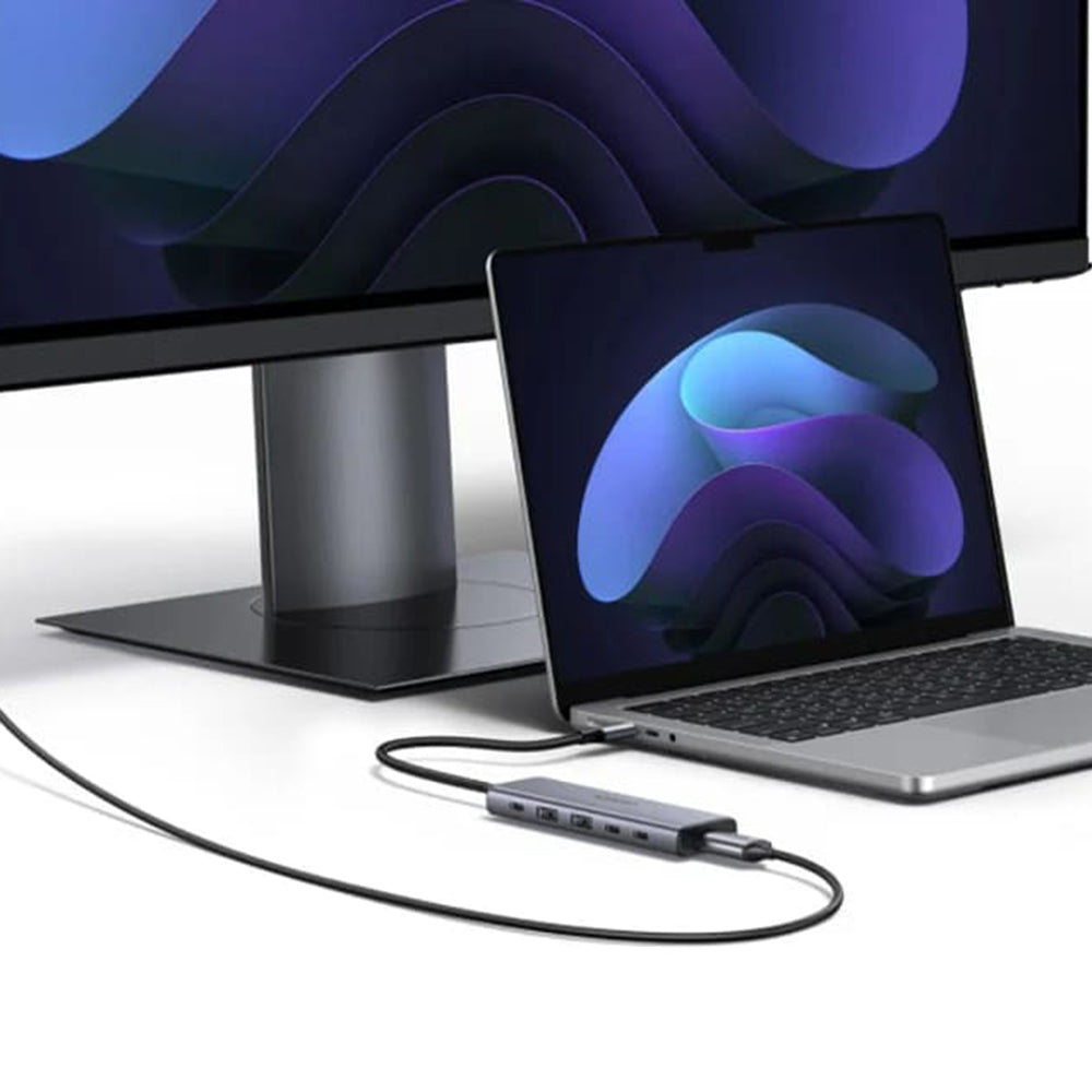 Hub USB-C UGREEN CM511 (75586), 6in1, Gri