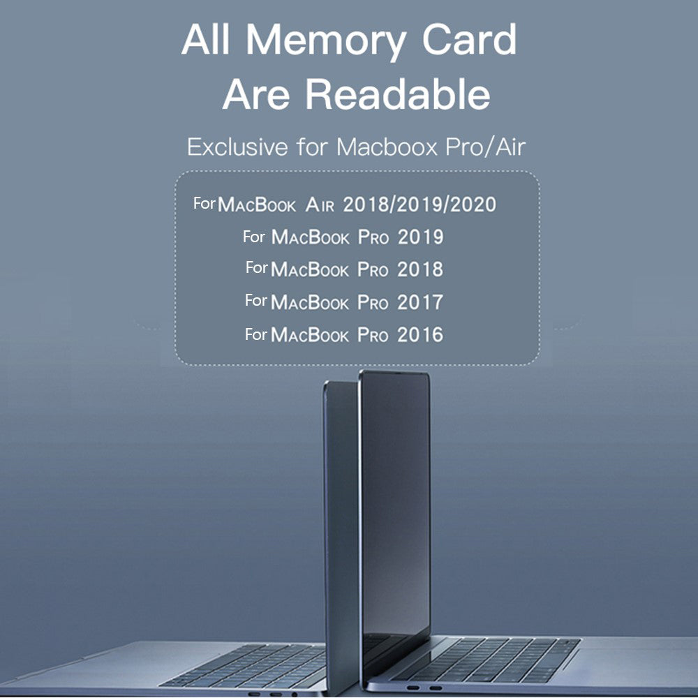 Hub USB-C Yesido HB10 pentru Apple MacBook Pro / Air, 6in1, Gri