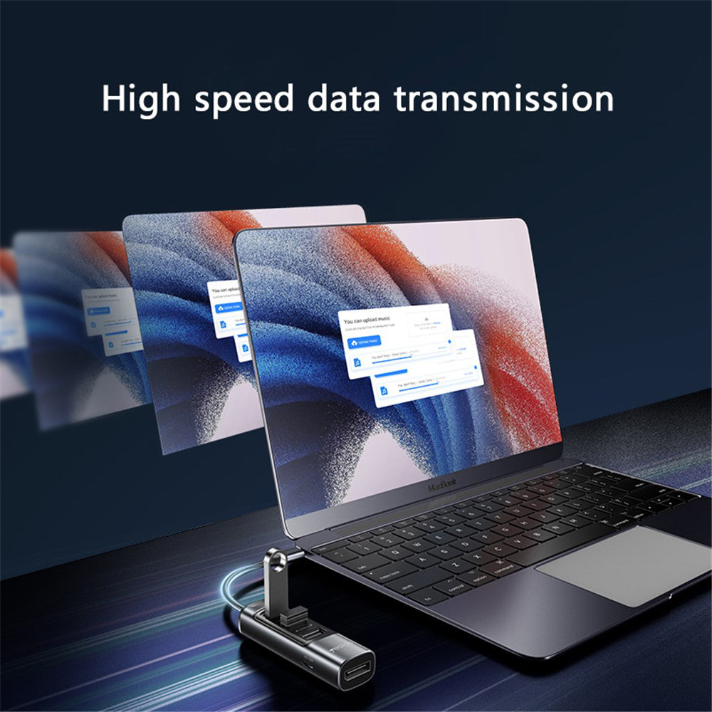 Hub USB-C Yesido HB23, 5in1, Gri