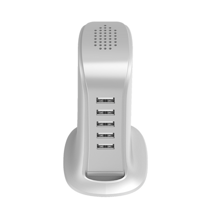 Incarcator Statie Dudao A5EU, 25W, 5A, 5 x USB-A, Alb