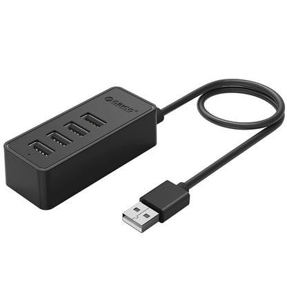 Hub USB Orico W5P-U2-100, 4 x USB-A, 1m, Negru
