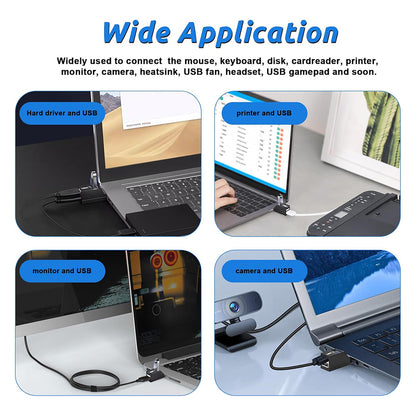 Hub USB Techsuit H11 EchoLink, 3in1, Negru