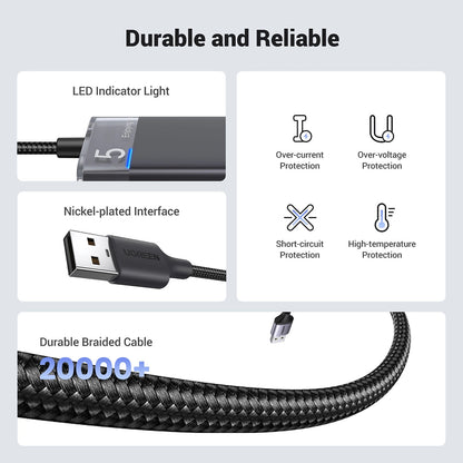 Hub USB UGREEN CM653, 4 x USB-A 3.0, Negru