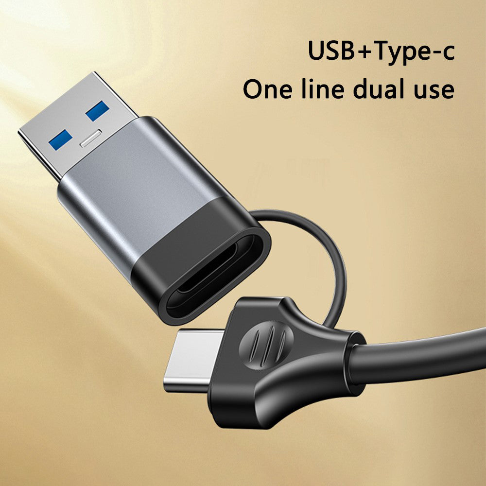 Hub USB / USB-C Yesido HB20, 5in1, Gri