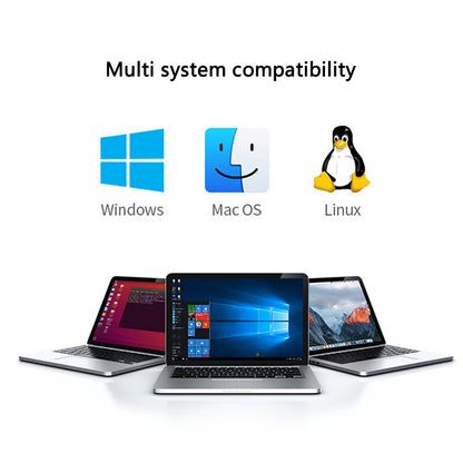 Hub USB / USB-C Yesido HB20, 5in1, Gri