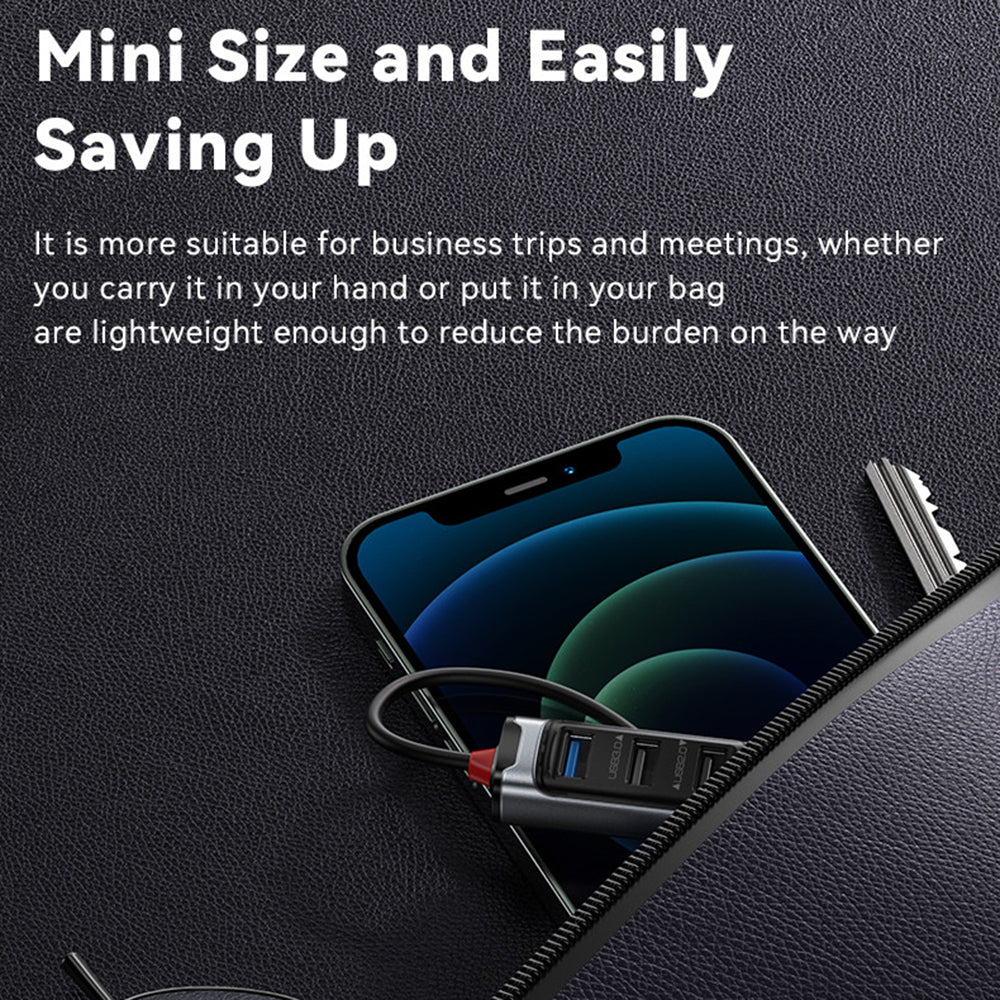 Hub USB / USB-C Yesido HB21, 5in1, Gri