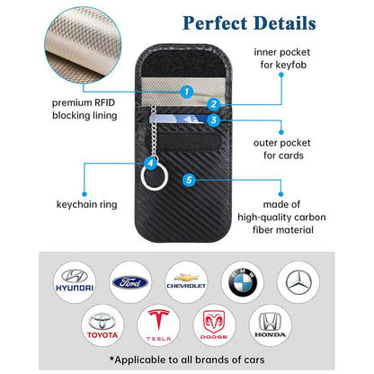 Portofel cu Protectie RFID Techsuit AF2, Neagra