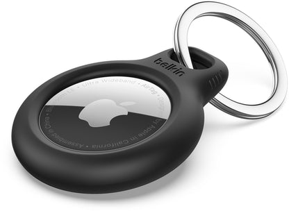 Husa Belkin Key Ring pentru Apple AirTag, Neagra F8W973btBLK
