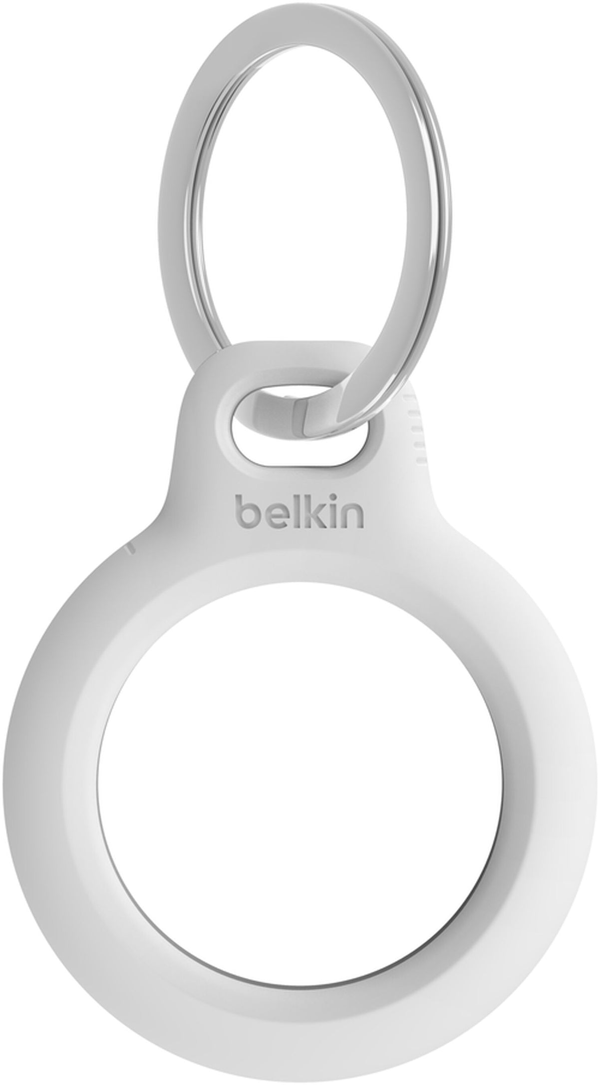 Husa Belkin Key Ring pentru Apple AirTag, Alba F8W973btWHT