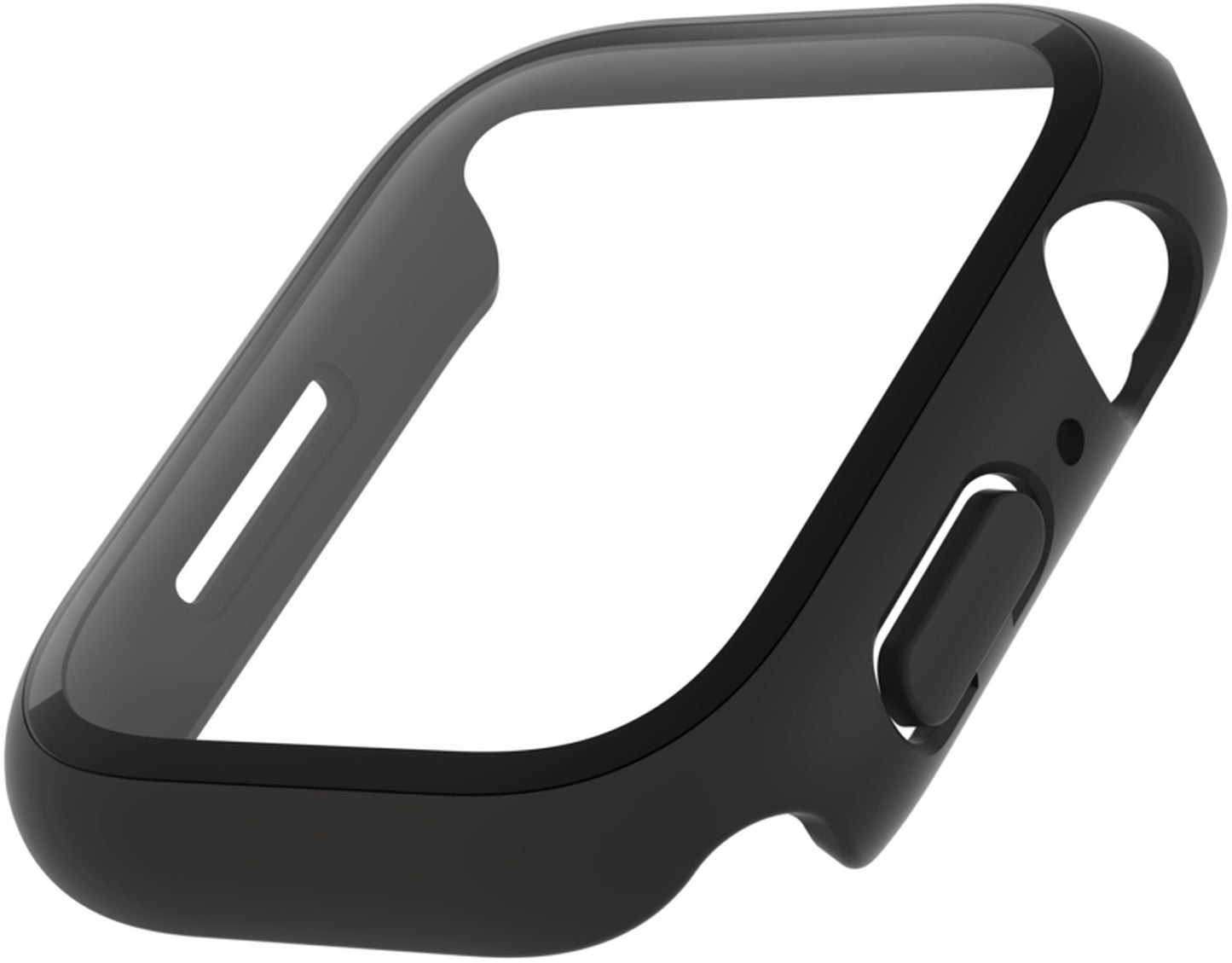 Husa Belkin ScreenForce TemperedCurve pentru Apple Watch  44mm / 45mm Series, Neagra OVG004zzBK-REV