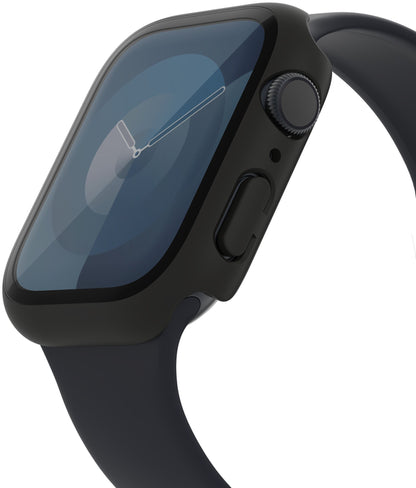 Husa Belkin ScreenForce TemperedCurve pentru Apple Watch  44mm / 45mm Series, Neagra OVG004zzBK-REV