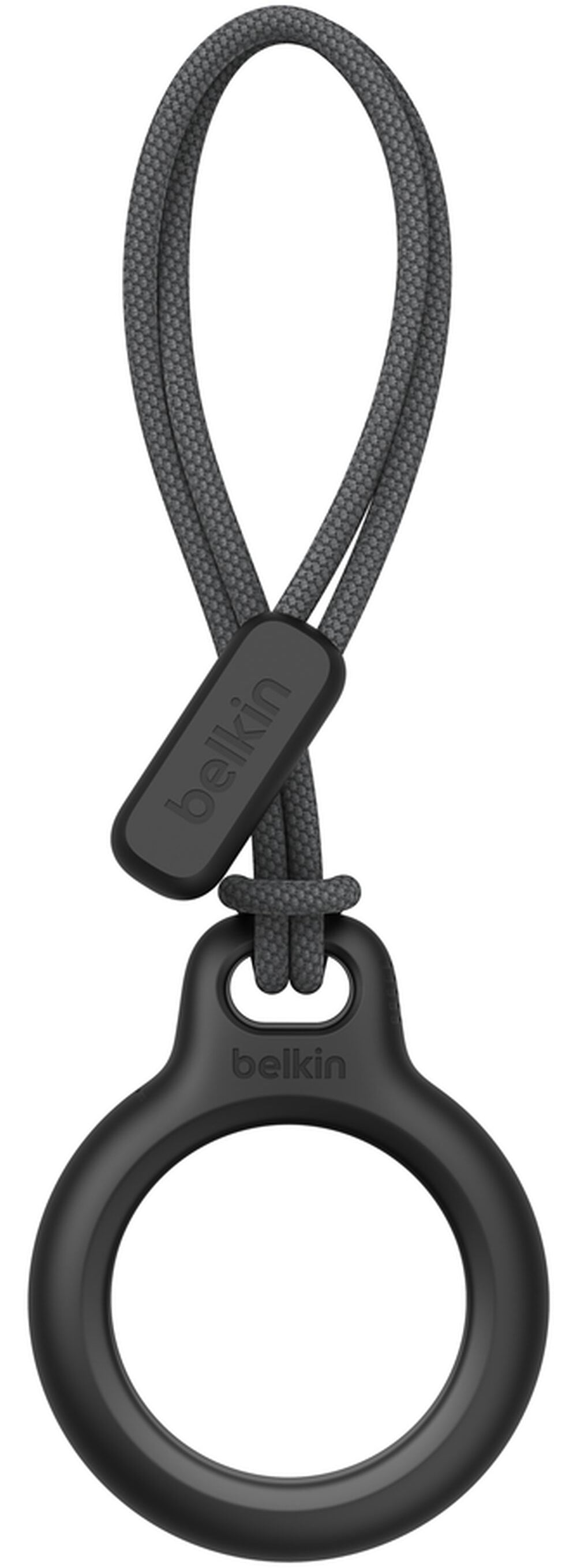 Husa Belkin Strap pentru Apple AirTag, Neagra F8W974btBLK