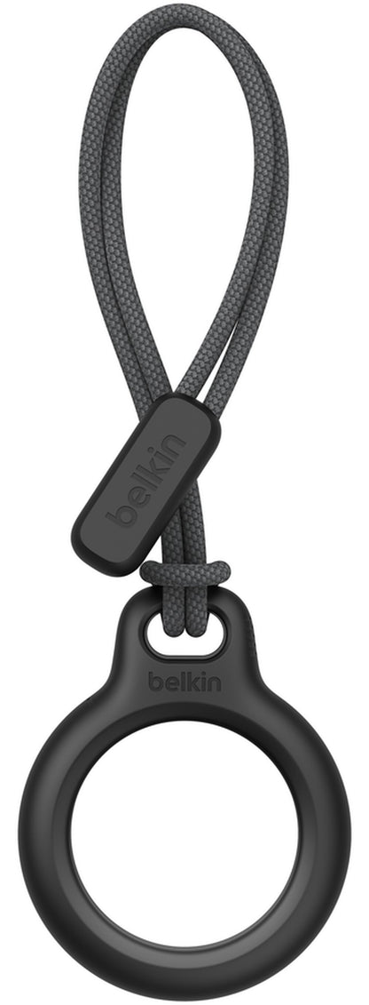 Husa Belkin Strap pentru Apple AirTag, Neagra F8W974btBLK