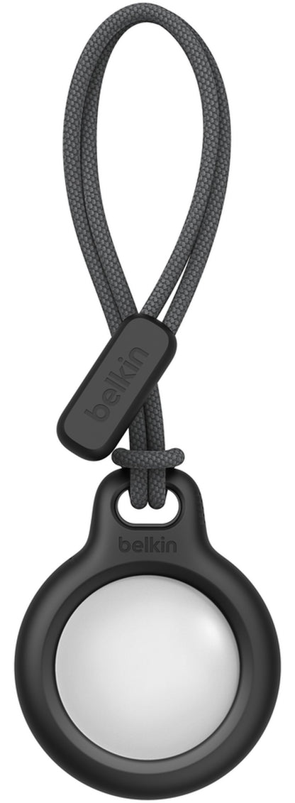 Husa Belkin Strap pentru Apple AirTag, Neagra F8W974btBLK