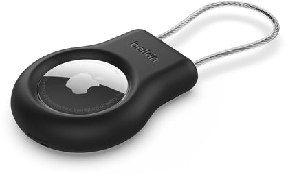 Husa Belkin Wire Cable pentru Apple AirTag, Neagra MSC009btBK
