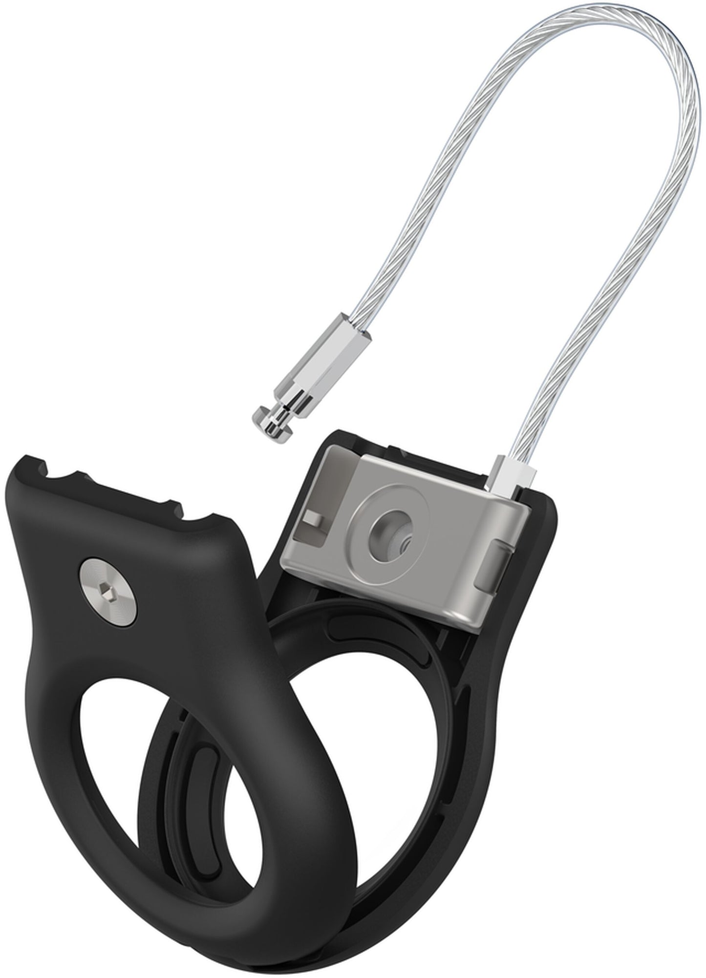 Husa Belkin Wire Cable pentru Apple AirTag, Neagra MSC009btBK