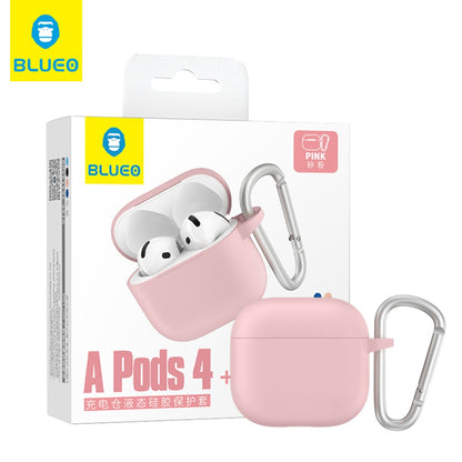 Husa Blueo Liquid pentru Apple AirPods 4, Roz