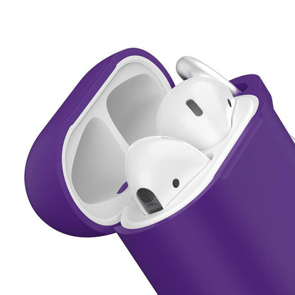 Husa Blueo Liquid pentru Apple AirPods Gen 1, Bleumarin
