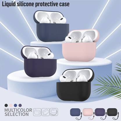 Husa Blueo Liquid pentru Apple AirPods Pro 2, Bleumarin