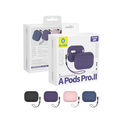 Husa Blueo Liquid pentru Apple AirPods Pro 2, Mov