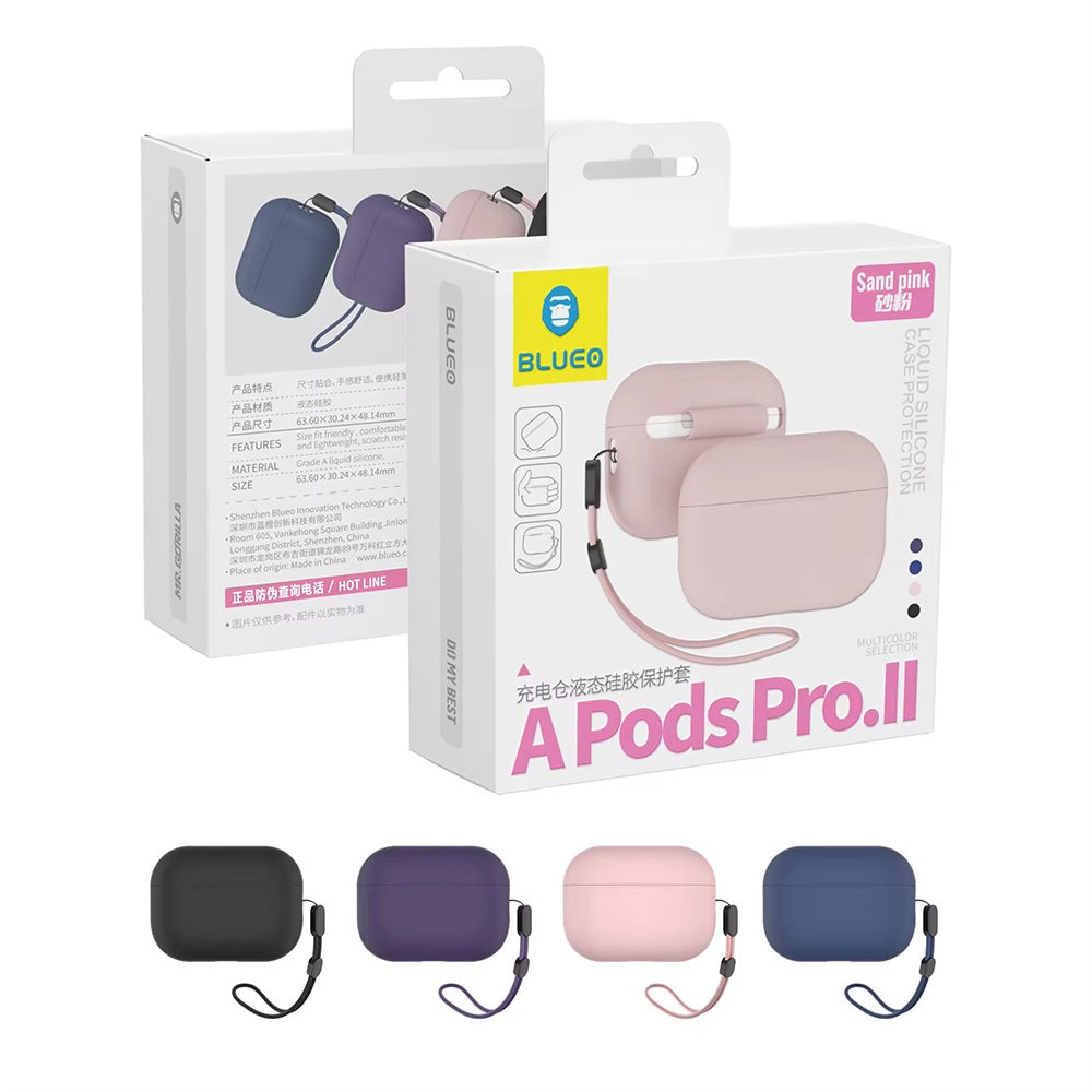Husa Blueo Liquid pentru Apple AirPods Pro 2, Roz