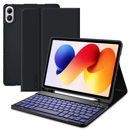 Husa Cu Tastatura pentru Xiaomi Poco Pad M1 / Redmi Pad 2 Pro, Tech-Protect, SC PEN, Neagra