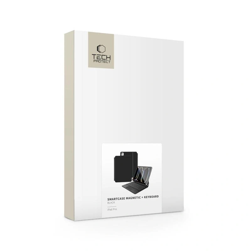 Husa Cu Tastatura pentru Apple iPad Pro 11 (2025) / (2024), Tech-Protect, SmartCase Magnetic, Neagra