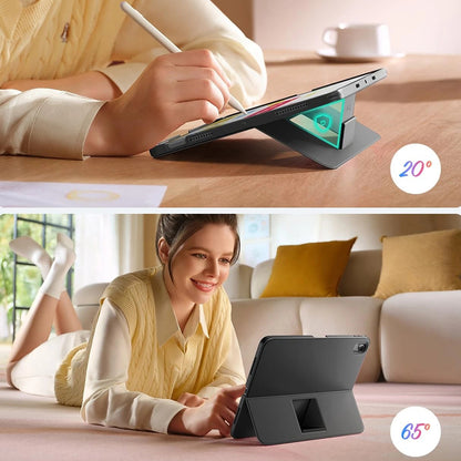 Husa cu Tastatura pentru Apple iPad Air 11 (2026) / iPad Air 11 (2025) / Air 11 (2024) / Air (2022) / Air (2020), ESR, Flex, Gri