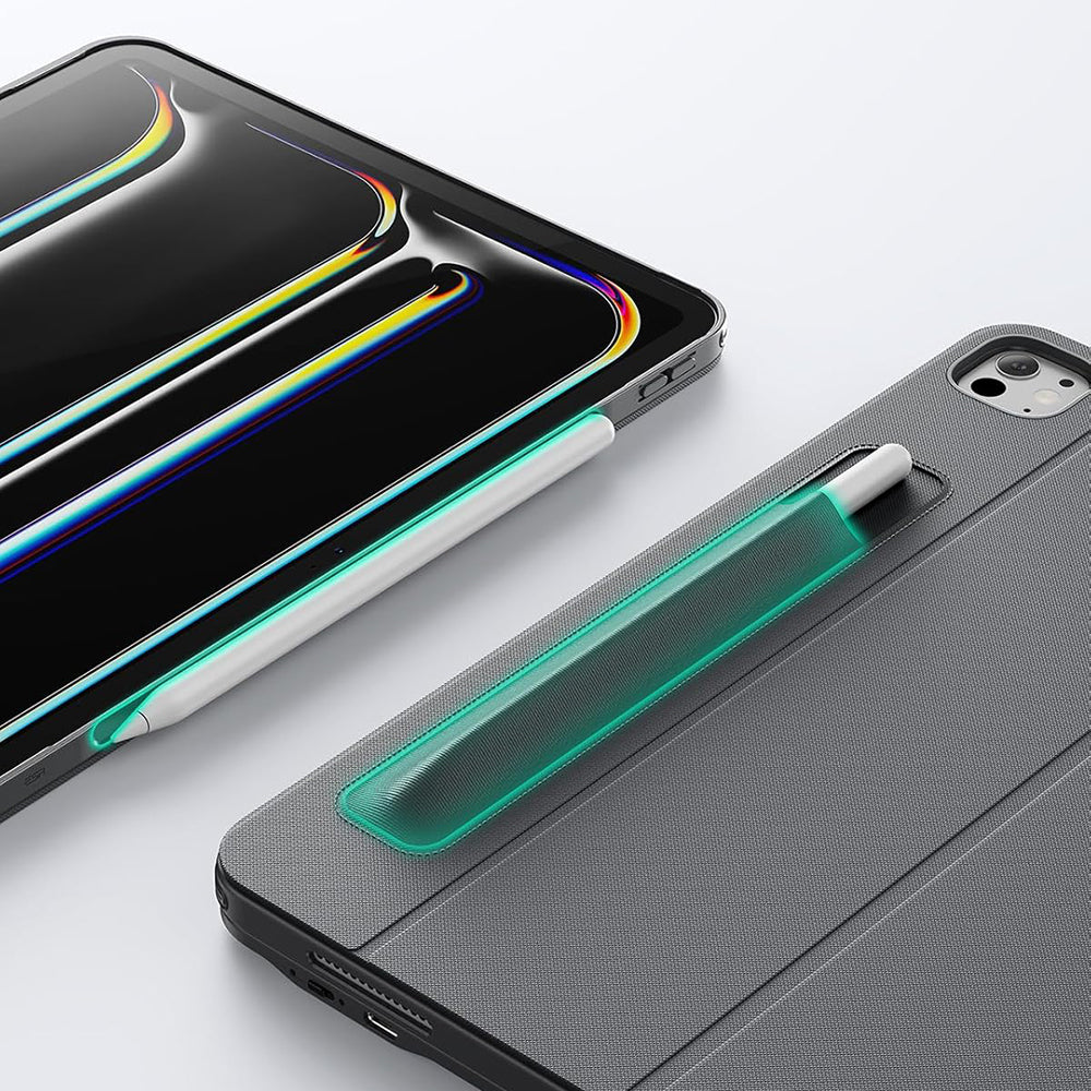 Husa cu Tastatura pentru Apple iPad Air 11 (2025) / Air 11 (2024) / Air (2022) / Air (2020), ESR, Shift, Gri