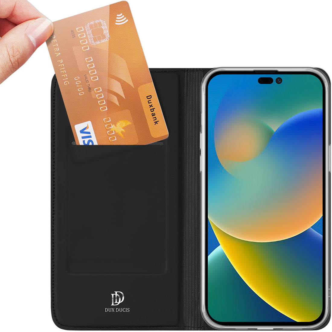 Husa pentru Apple iPhone 14 Pro, DUX DUCIS, Skin Pro, Neagra