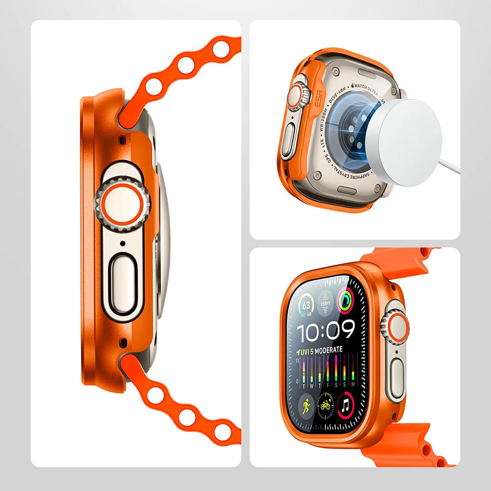 Husa ESR Armorite pentru Apple Watch Ultra Series, Gri