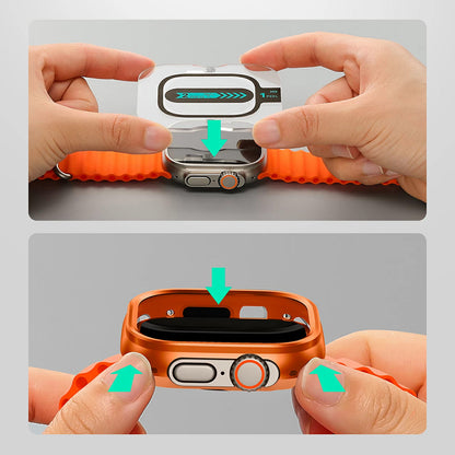 Husa ESR Armorite pentru Apple Watch Ultra Series, Gri
