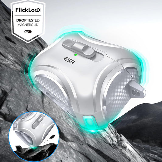 Husa ESR Cyber pentru Apple AirPods Pro Series, Gri