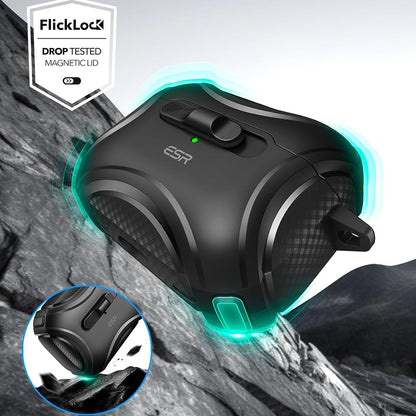 Husa ESR Cyber pentru Apple AirPods Pro Series, Neagra