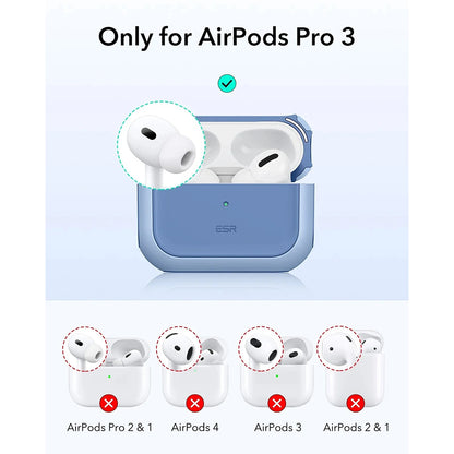 Husa ESR Orbit Hybrid pentru Apple AirPods Pro 3, Albastra