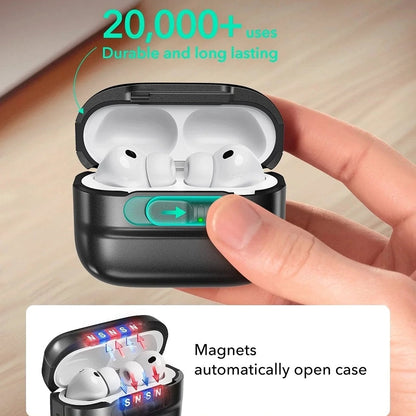 Husa ESR Pulse Magnetic FlickLock pentru Apple AirPods Pro 3, Alba
