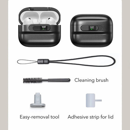 Husa ESR Pulse Magnetic FlickLock pentru Apple AirPods Pro 3, Gri