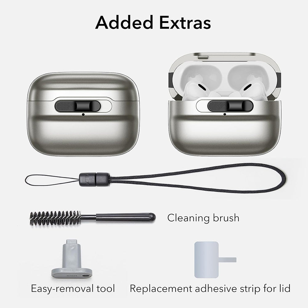 Husa ESR Pulse pentru Apple AirPods Pro Series, Gri