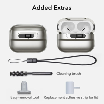 Husa ESR Pulse pentru Apple AirPods Pro Series, Gri