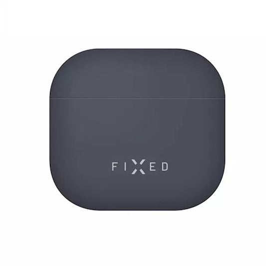 Husa Fixed Silky pentru Apple AirPods 4, Albastra
