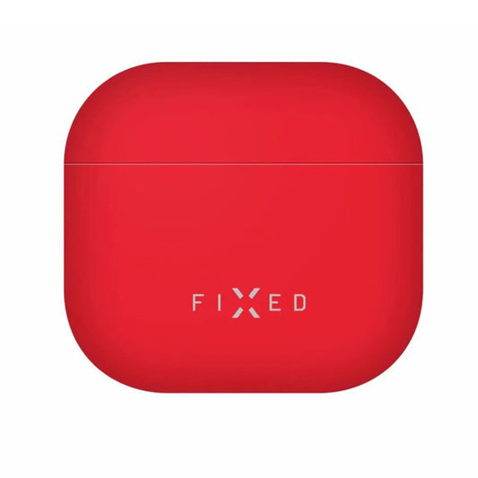 Husa Fixed Silky pentru Apple AirPods 4, Rosie
